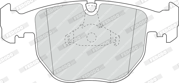 FERODO FDB997 - Комплект тормозных колодок, дисковый тормоз PREMIER ECO FRICTION