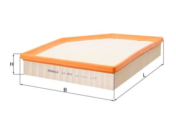 MAHLE LX 944 - Воздушный фильтр