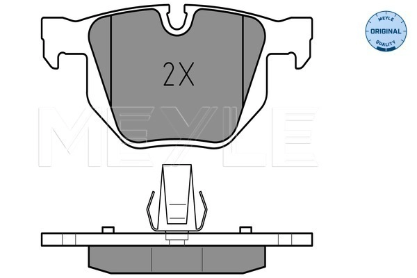 MEYLE 025 237 3217 - Комплект тормозных колодок, дисковый тормоз MEYLE-ORIGINAL: True to OE.