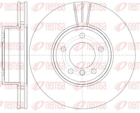REMSA 6853.10 - Тормозные диски