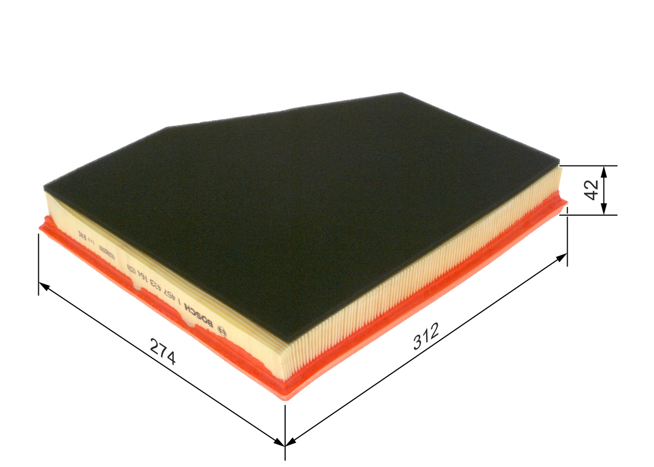 BOSCH 1 457 433 164 - Воздушный фильтр