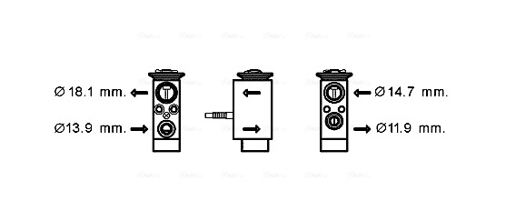 Расширительный клапан кондиционера