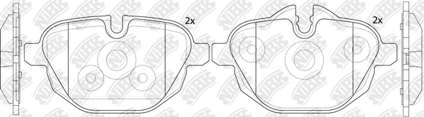 NIBK PN0546 - Тормозные колодки 
