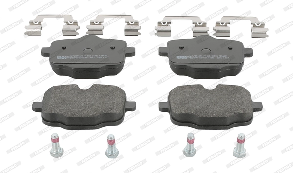 FERODO FDB4381 - Комплект тормозных колодок, дисковый тормоз FUSE+ Technology