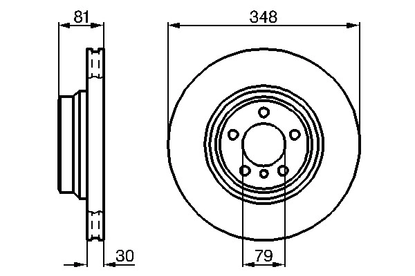 BOSCH 0 986 479 003 - Тормозные диски