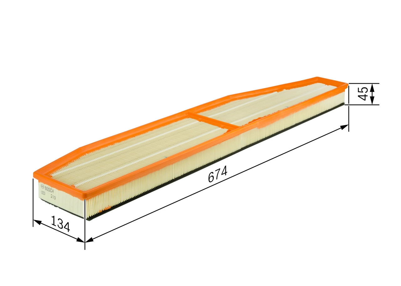BOSCH F 026 400 147 - Воздушный фильтр
