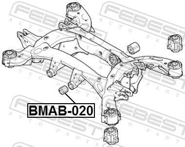 FEBEST BMAB-020 - Сайлентблок
