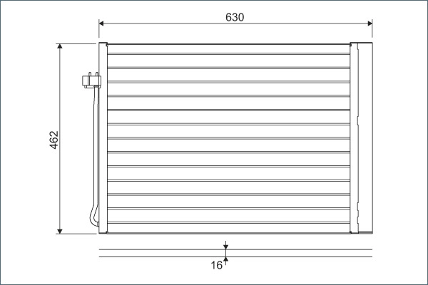 Радиатор кондиционера