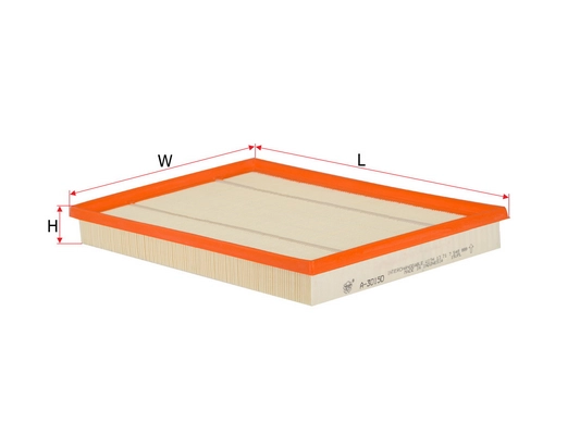 SAKURA AUTOMOTIVE A-30150 - Воздушный фильтр