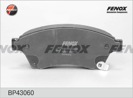 FENOX BP43060 - Тормозные колодки 