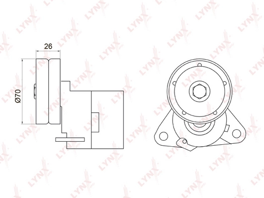 Натяжитель ремня генератора