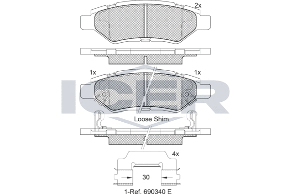 Тормозные колодки 