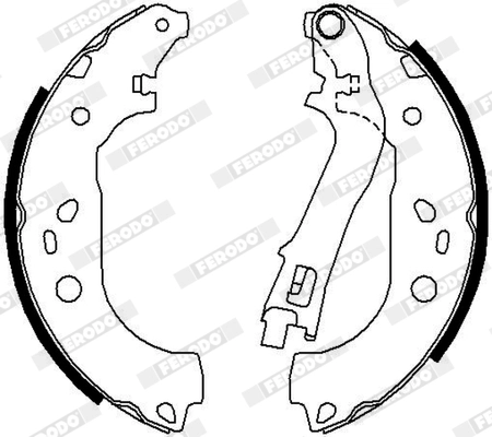 FERODO FSB676 - Комплект тормозных колодок PREMIER