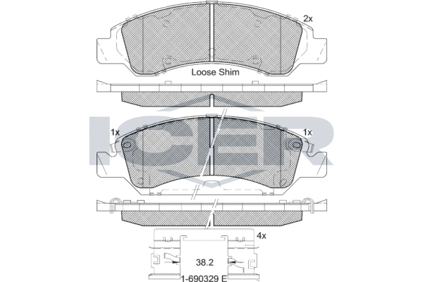 Тормозные колодки 