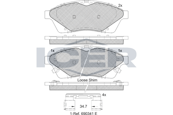 Тормозные колодки 