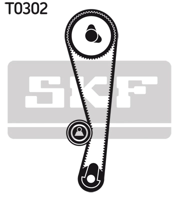 SKF VKMA 90008 - Комплект ГРМ