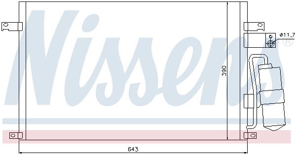 NISSENS 94978 - Радиатор кондиционера