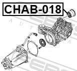FEBEST CHAB-018 - Сайлентблок редуктора