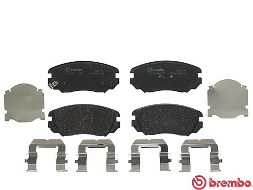 BREMBO P 59 054 - Комплект тормозных колодок, дисковый тормоз PRIME LINE