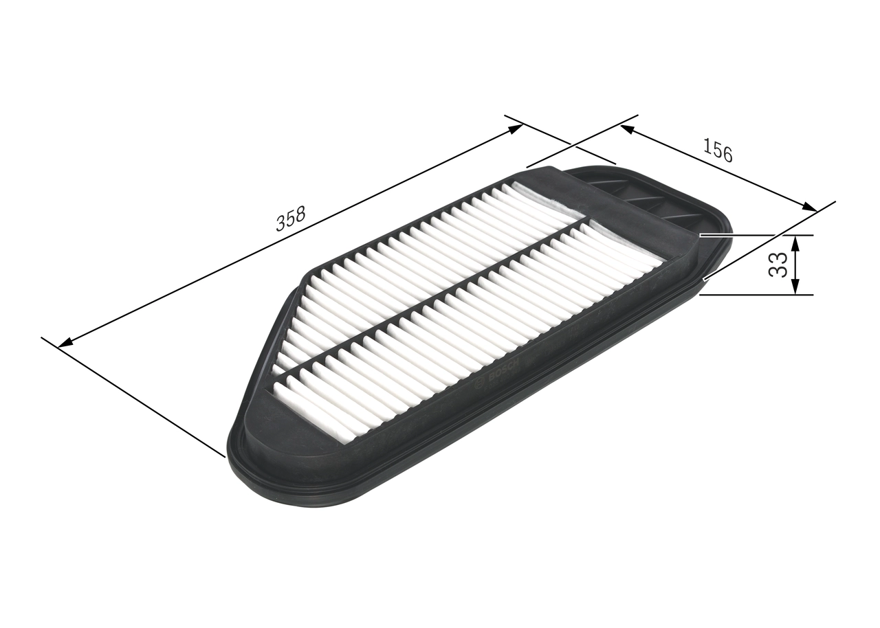 BOSCH F 026 400 349 - Воздушный фильтр