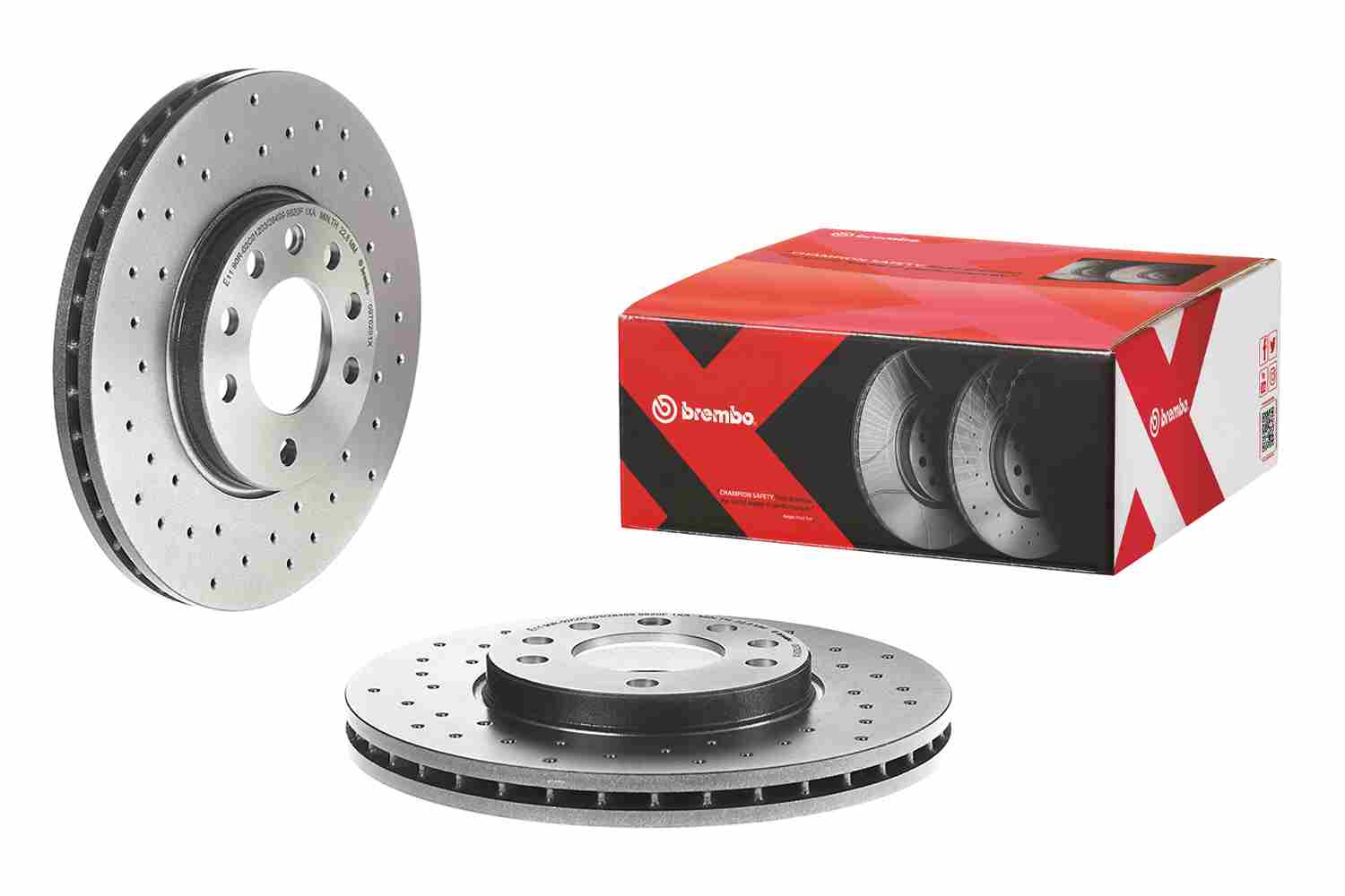 BREMBO 09.7629.1X - Тормозной диск XTRA LINE - Xtra