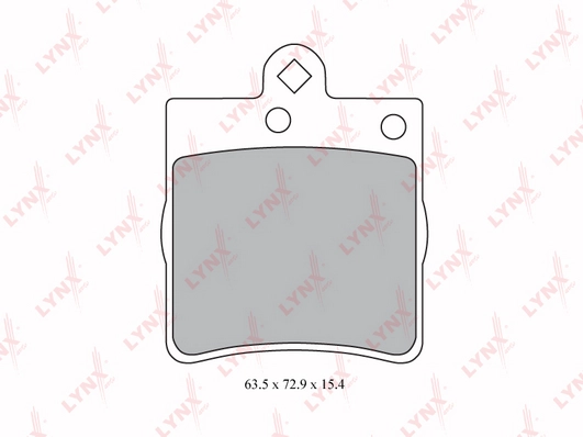 LYNXAUTO BD-5315 - Тормозные колодки 