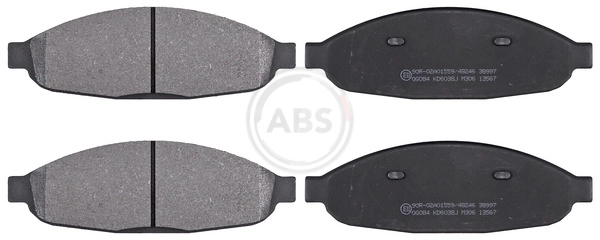 A.B.S. 38997 - Тормозные колодки 