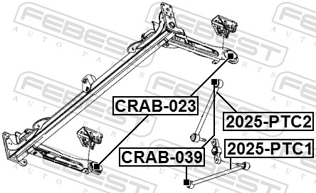 FEBEST 2025-PTC1 - Рычаг