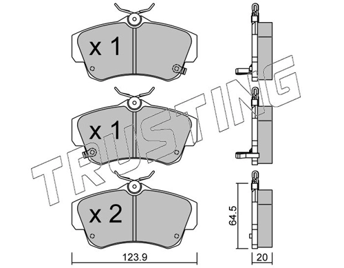 Тормозные колодки 