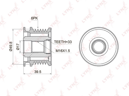 Шкив генератора