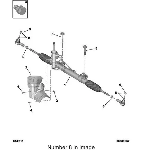 PSA 1607502480 - КОМПЛ. Ш.ШАРН. CITROEN/PEUGEOT 1607502480