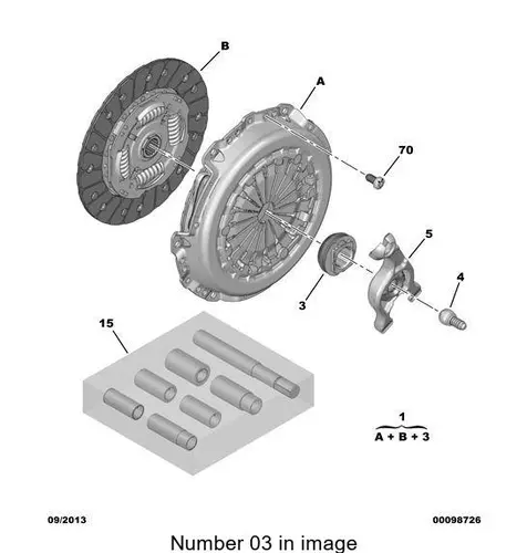 PSA 1611266180 - 1611266180 ДЕМПФЕР ПОДШИПНИКА xPEUGEOT/CITROEN