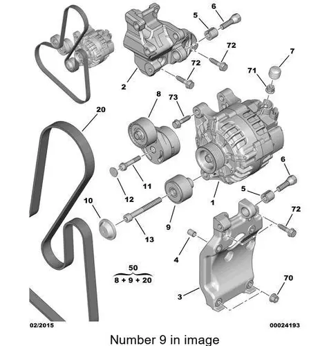 PSA 1611422880 - РОЛИК НАТЯЖНОЙ, КОД:1611422880, СТРАНА ВВОЗА - ФРАНЦИЯ, PSA, ФРАНЦИЯ