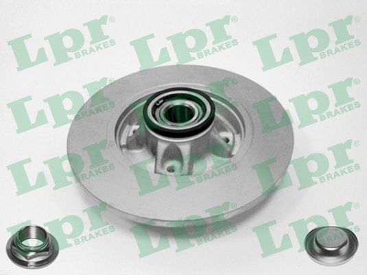 LPR C1015PRCA - Тормозной диск LPR HUB BRAKE DISC LINE - FULL COATED