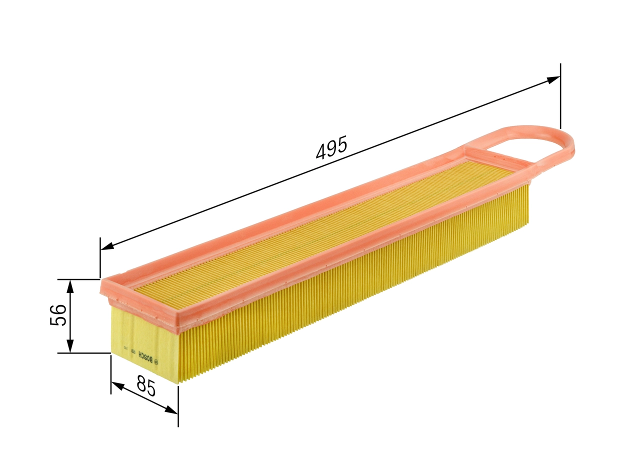 BOSCH F 026 400 050 - Воздушный фильтр