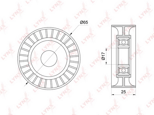 Натяжной ролик