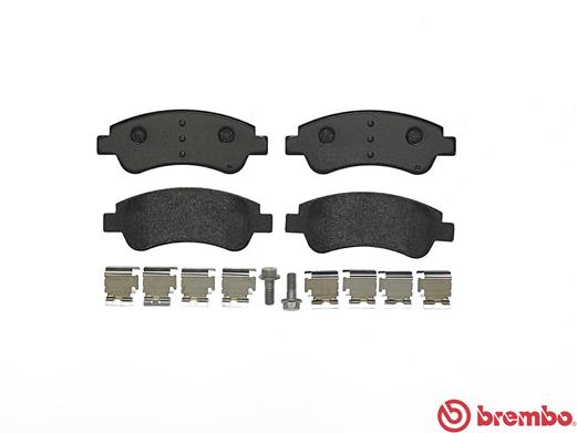 BREMBO P 61 082 - Комплект тормозных колодок, дисковый тормоз PRIME LINE