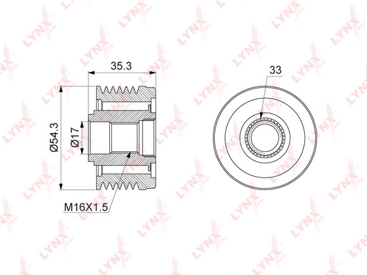 Шкив генератора