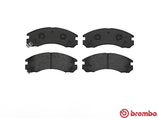 BREMBO P 54 017 - Комплект тормозных колодок, дисковый тормоз PRIME LINE