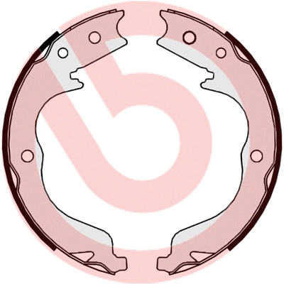 BREMBO S 61 542 - Комплект тормозных колодок, стояночная тормозная система ESSENTIAL LINE