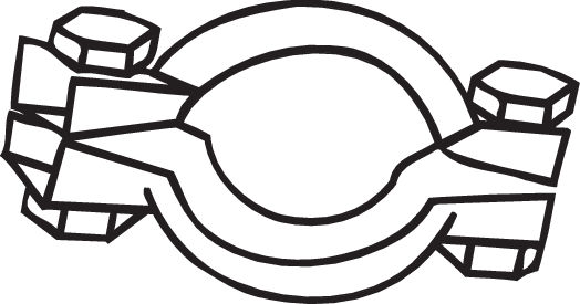 BOSAL 254-940 - Хомут глушителя