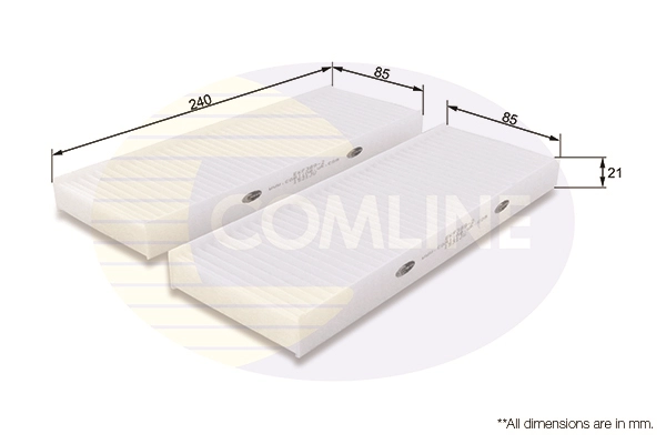 COMLINE EKF389-2 - Салонный фильтр
