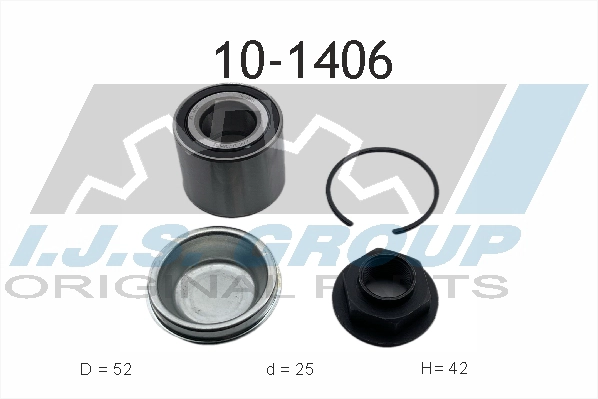 IJS GROUP 10-1406 - Комплект подшипника ступицы колеса Technology & Quality