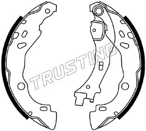 TRUSTING 034.109 - Барабанные колодки