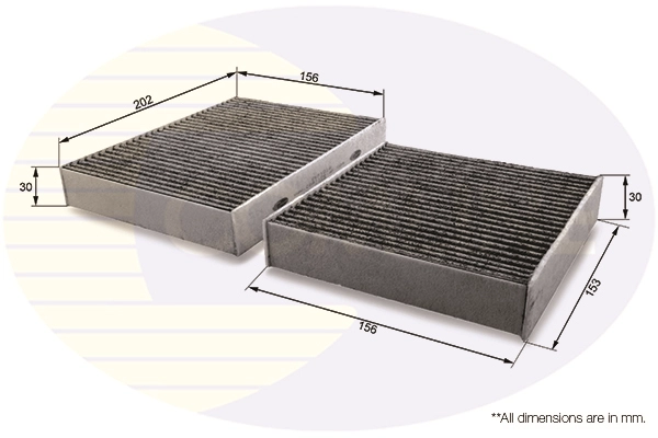 COMLINE EKF101A - Салонный фильтр
