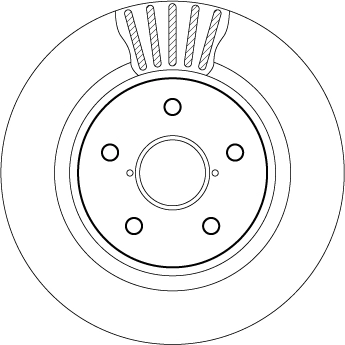 TRW DF2059BS - Тормозные диски