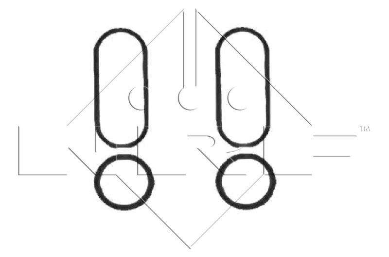NRF 31338 - Масляный радиатор