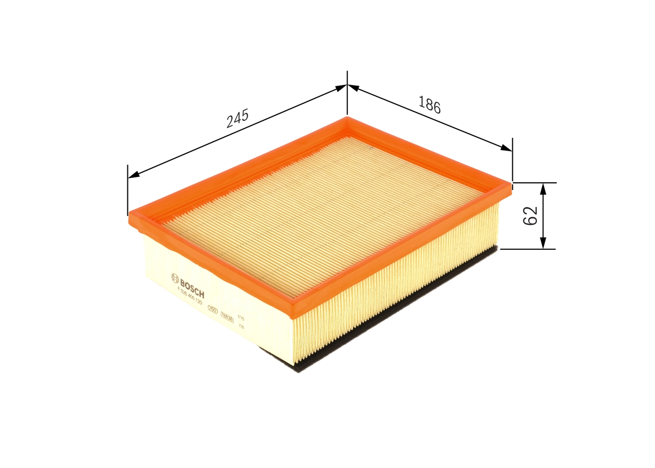 BOSCH F 026 400 120 - Воздушный фильтр