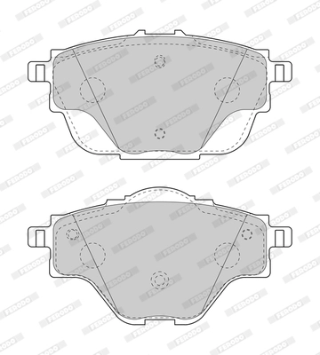 FERODO FDB4766 - Комплект тормозных колодок, дисковый тормоз PREMIER ECO FRICTION