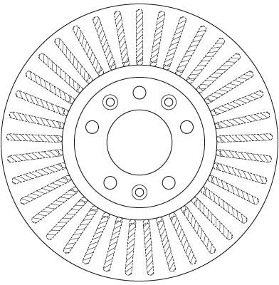 TRW DF6419 - Тормозные диски